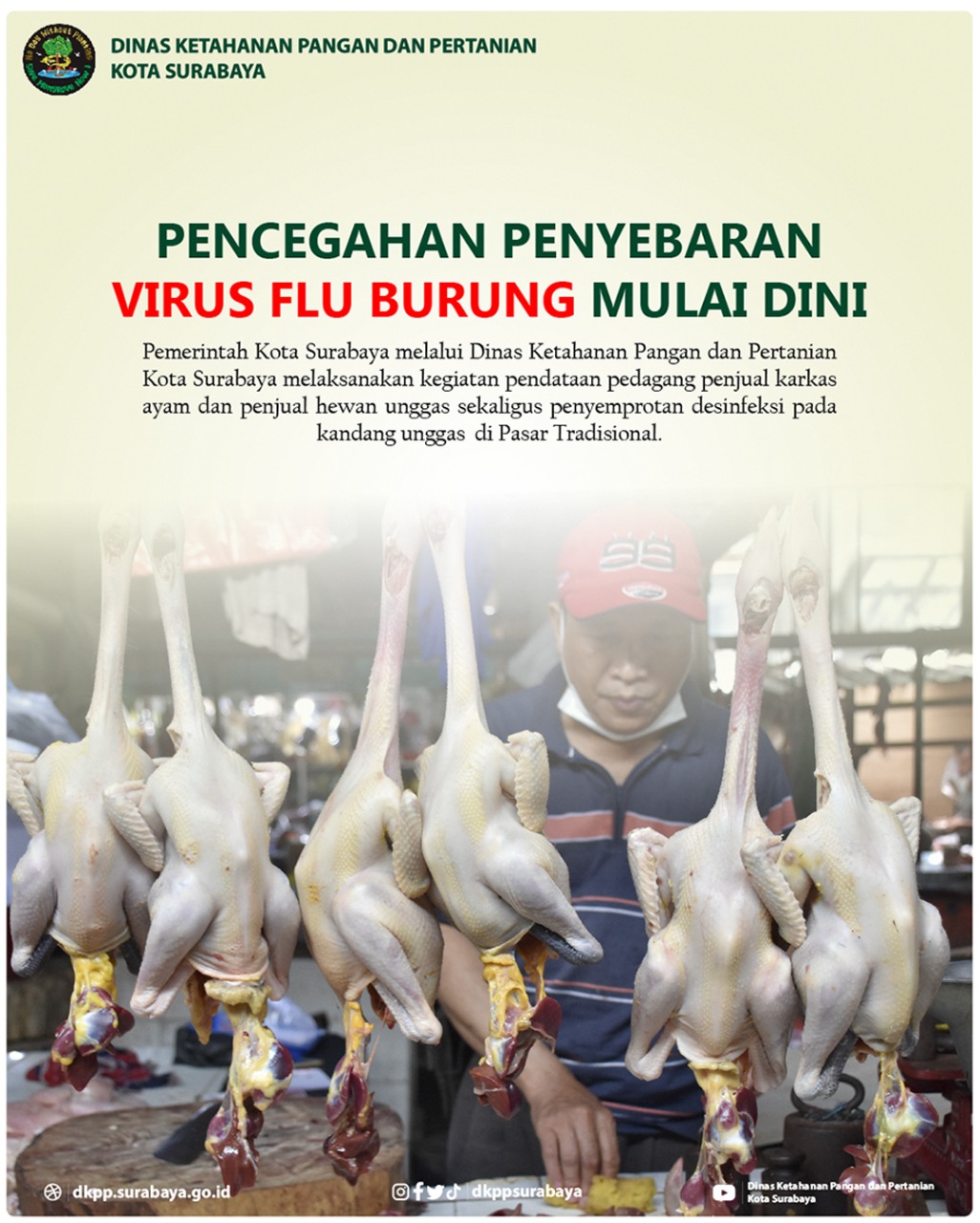 Desinfeksi Pasar sebagai Upaya Pencegahan Penyebaran Virus Flu Burung